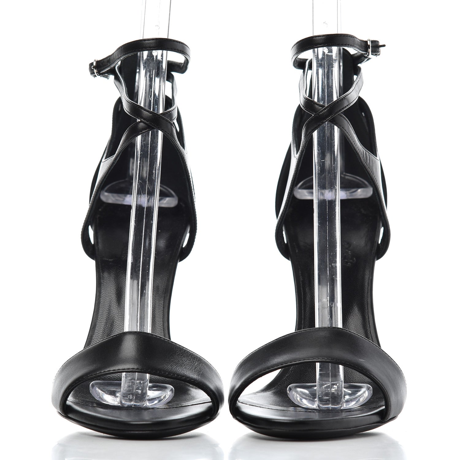 Hermes Calfskin Pumps 36 Black 2 of 19