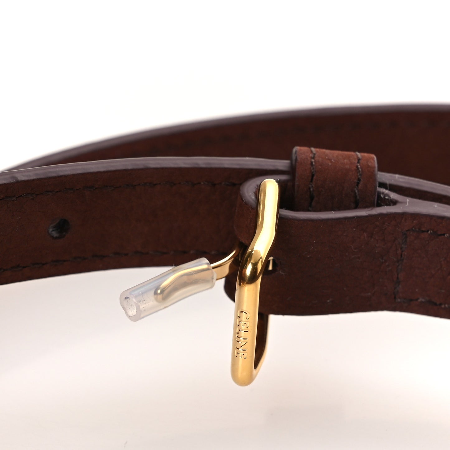 Grained Nubuck Calfskin Medium Nino Chestnut