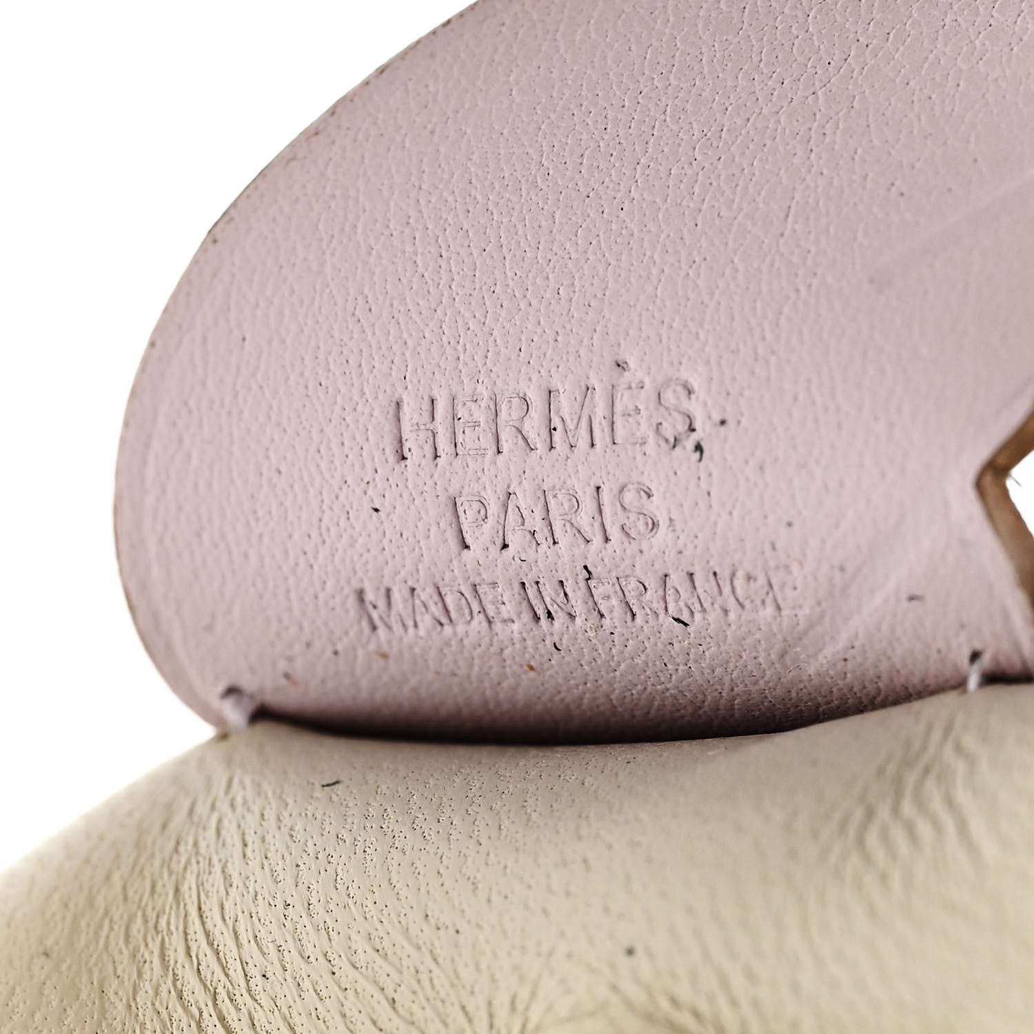 Hermes Milo Lambskin Grigri Rodeo Pegase Horse Bag Charm PM Craie Mauve Pale Vert Cypress 3 of 5