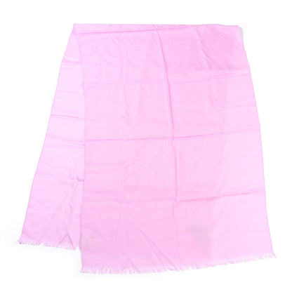 Gucci Wool Silk GG Monogram GGNat Scarf Rose 1 of 3