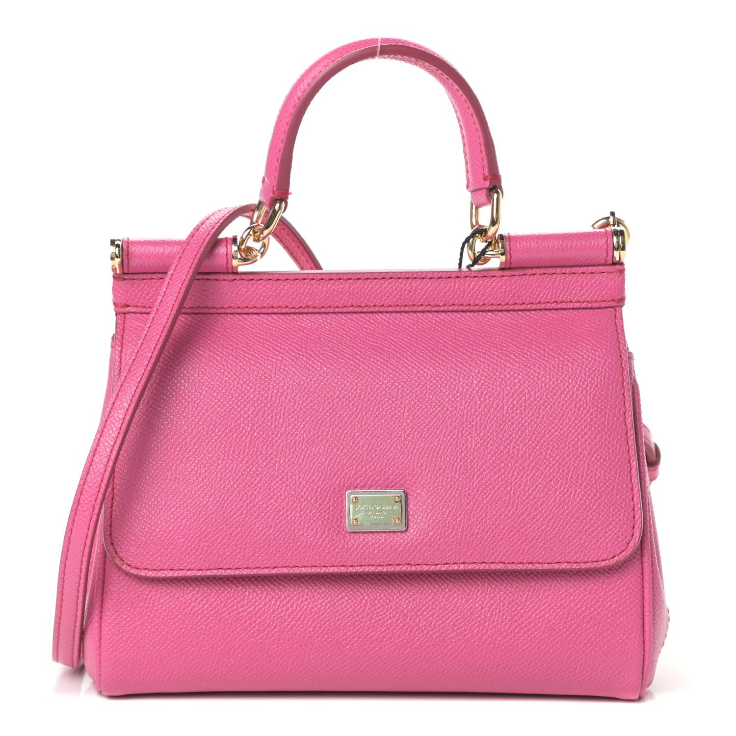 Dolce & Gabbana Dauphine Small Miss Sicily Satchel Pink 1 of 9