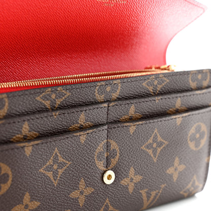 Louis Vuitton Monogram Sarah Wallet NM Coquelicot 8 of 9