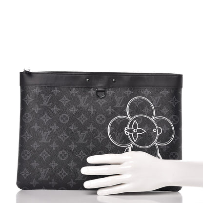Louis Vuitton Monogram Eclipse Vivienne Apollo Pochette GM 2 of 9