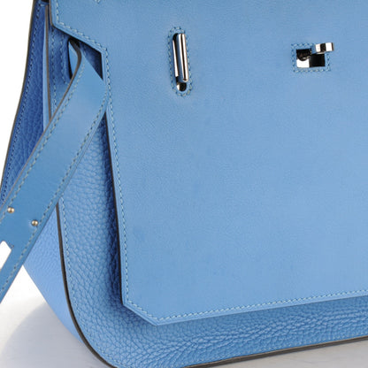 Hermes Taurillon Clemence Swift Jypsiere 28 Bleu Paradis 9 of 11