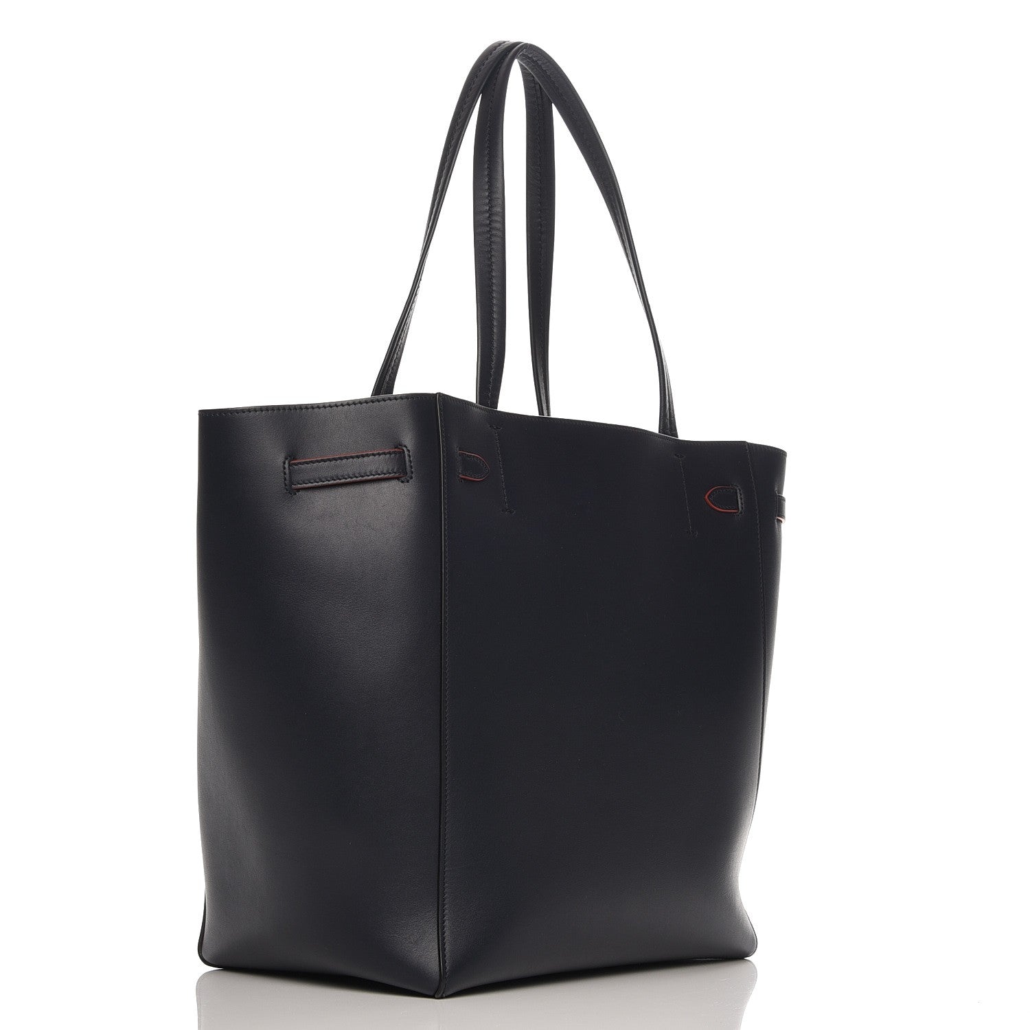 Celine Soft Calfskin Medium Belt Cabas Phantom Navy Blue 3 of 8