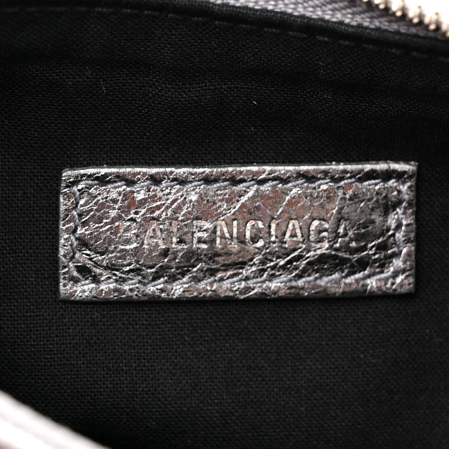 Metallic Agneau Arena Le Cagole Shoulder Bag XS Silver