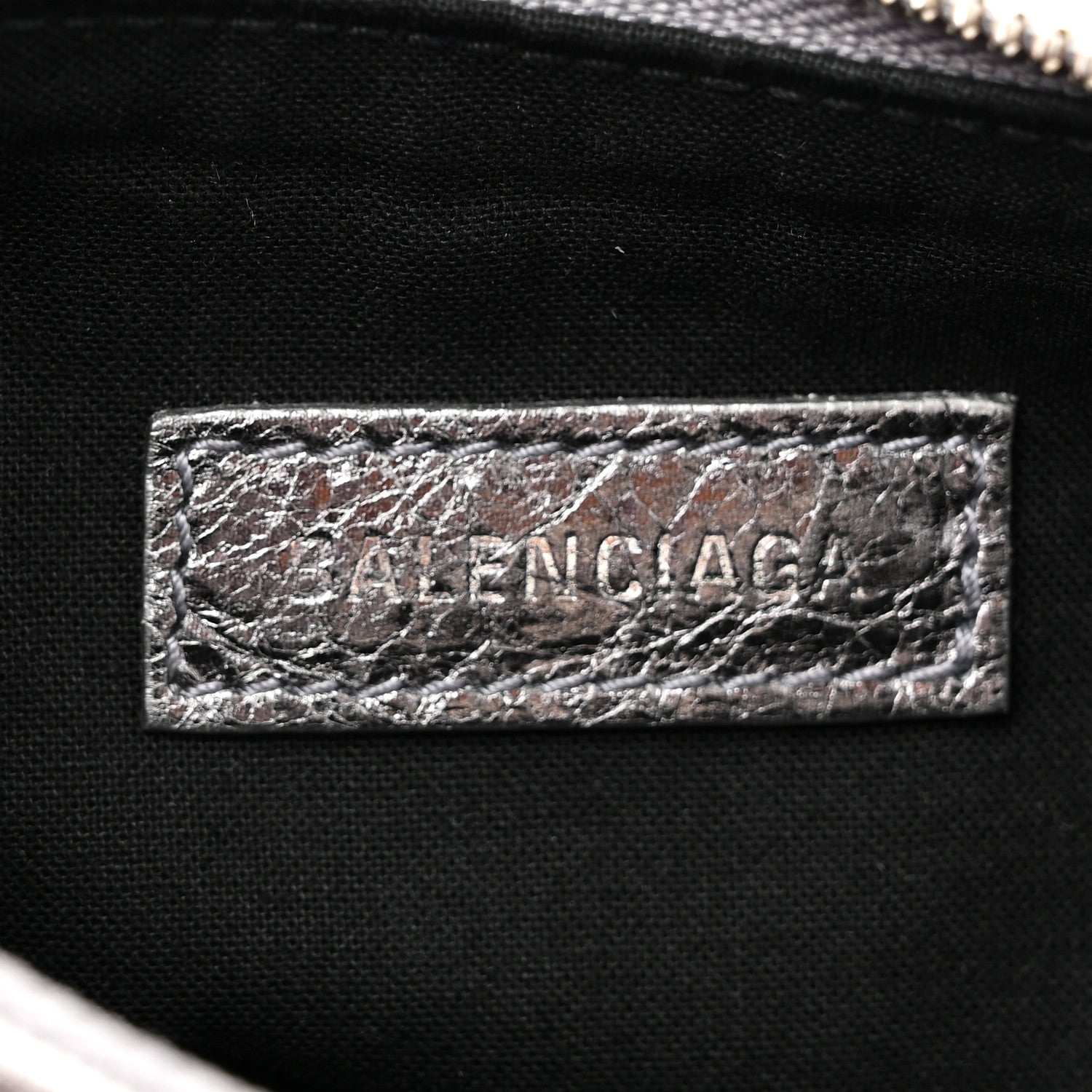 Balenciaga Metallic Agneau Arena Le Cagole Shoulder Bag XS Silver 6 of 10