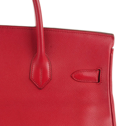 Hermes Courchevel HAC Birkin 32 Rouge 27 of 29