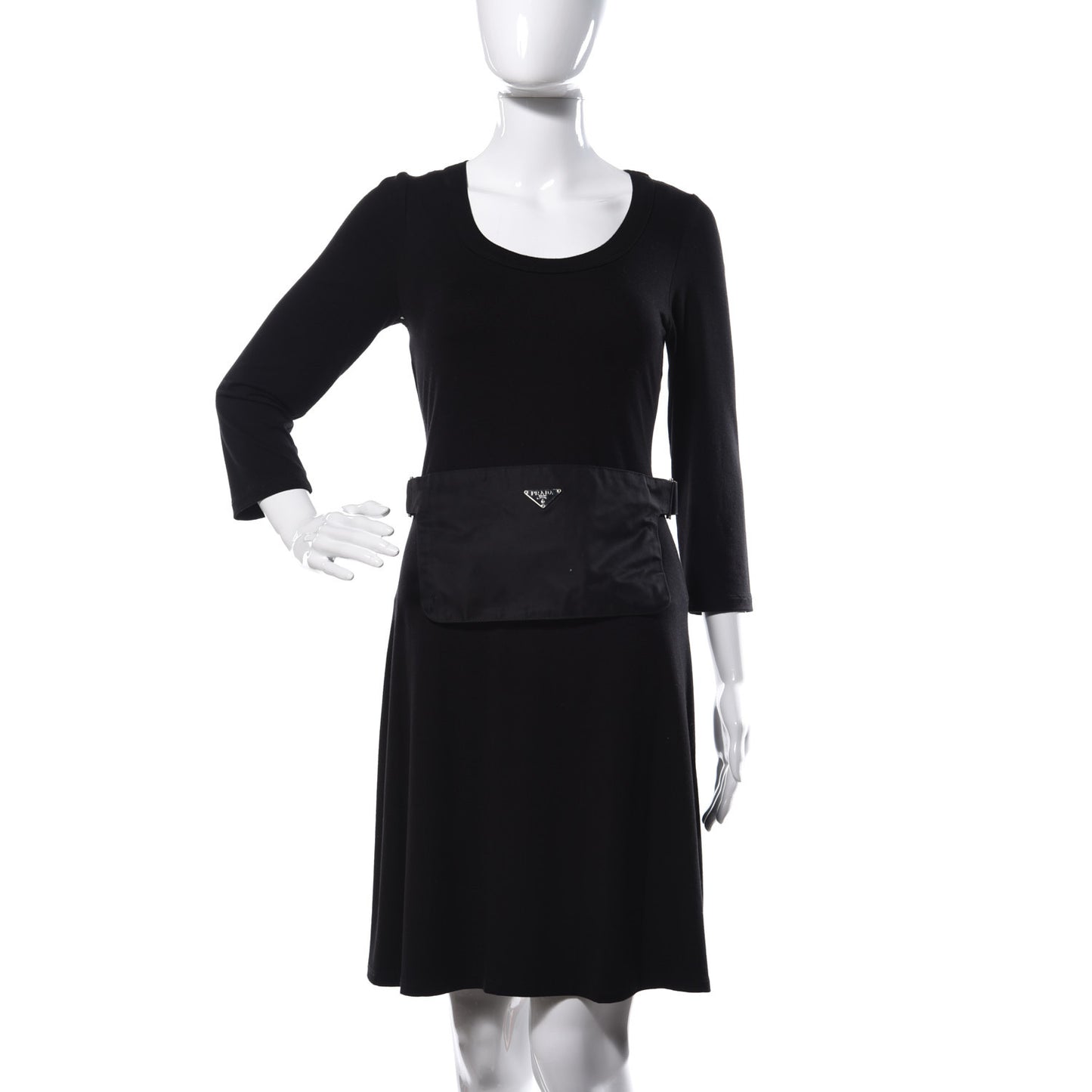 Tessuto Nylon Belt Bag Black