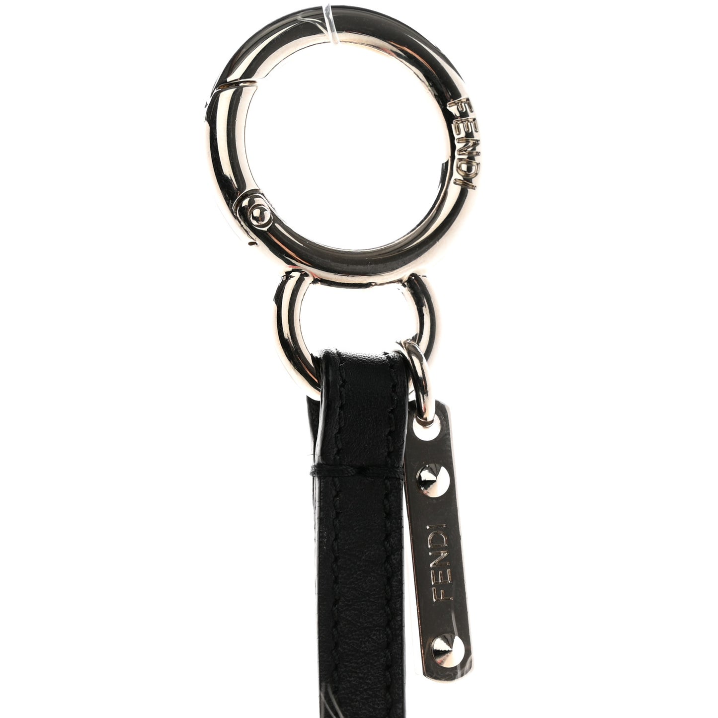 Mink Fox Rabbit Fur Vitello Flamingo Kurioso Monster Bag Bug Charm Beige Multicolor Black