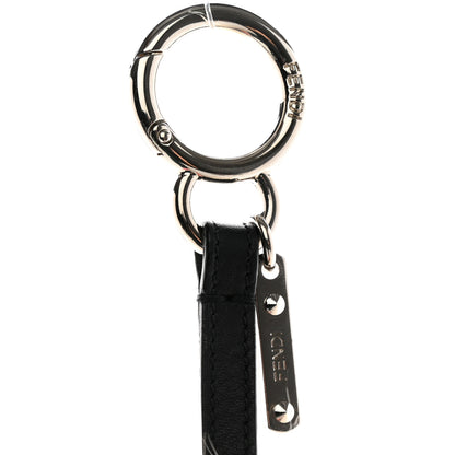 Fendi Mink Fox Rabbit Fur Vitello Flamingo Kurioso Monster Bag Bug Charm Beige Multicolor Black 3 of 5