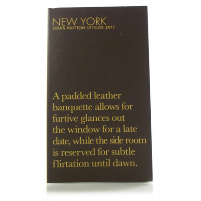 Louis Vuitton New York City Guide Book 1 of 3