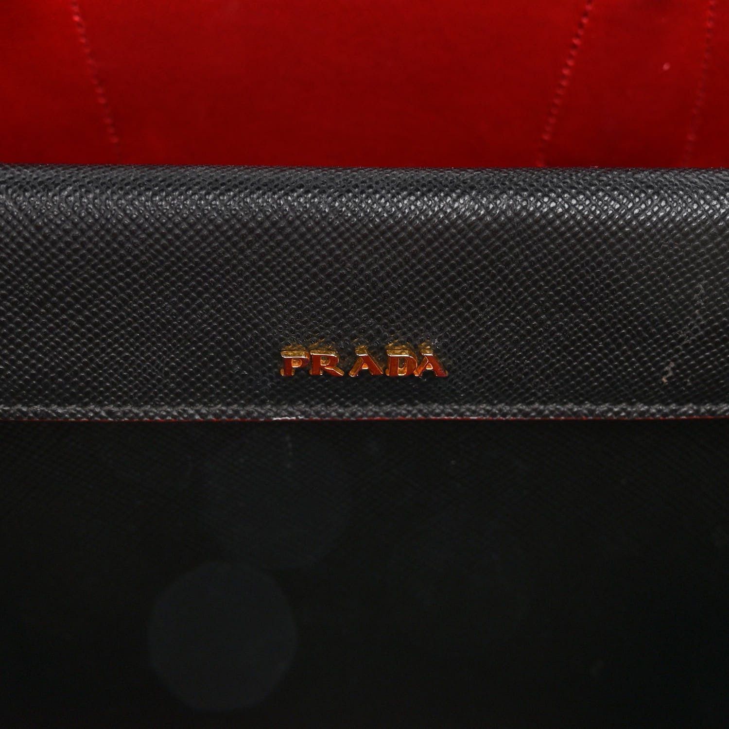 Prada Saffiano Cuir Medium Double Bag Black Fuoco 7 of 11