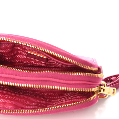 Prada Tessuto Nylon Saffiano Mini Camera Crossbody Fuxia 5 of 9