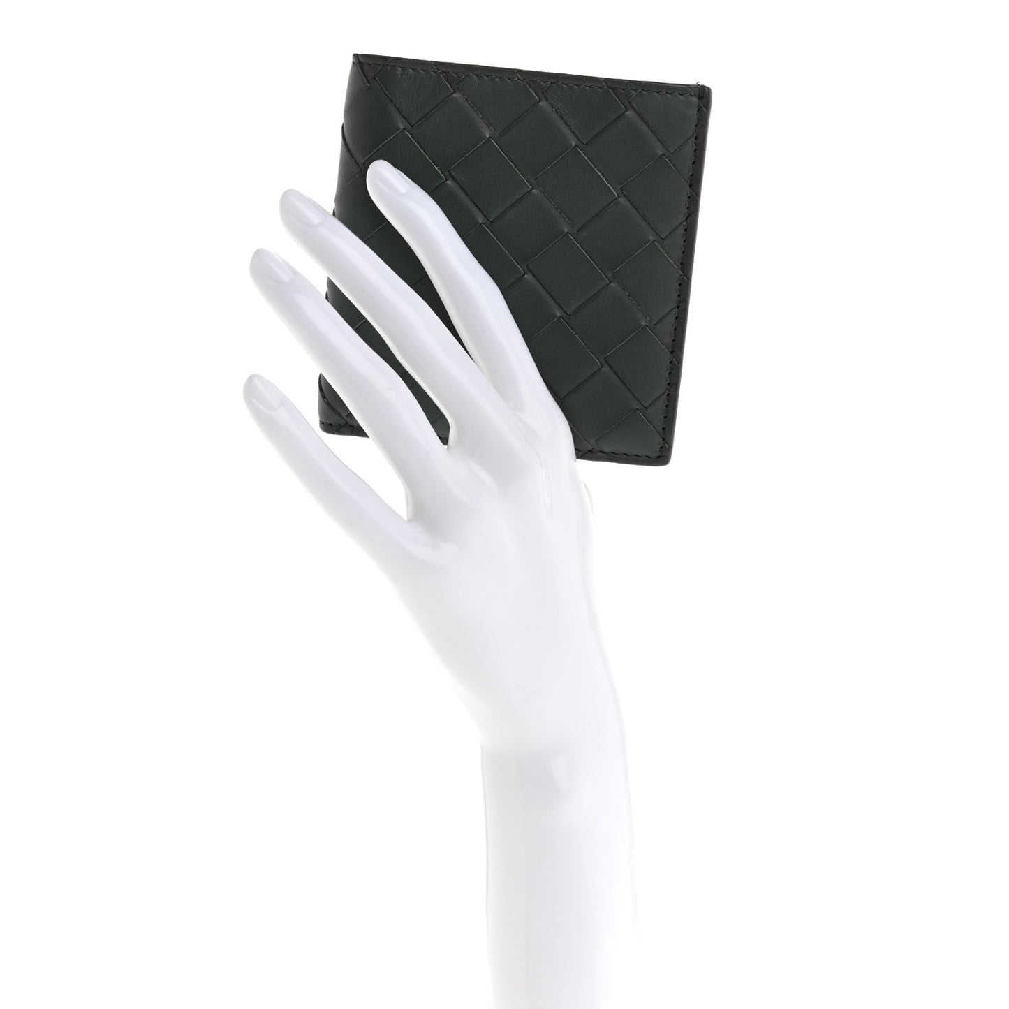 Nappa Intrecciato Medium Bi-Fold Wallet Ardoise