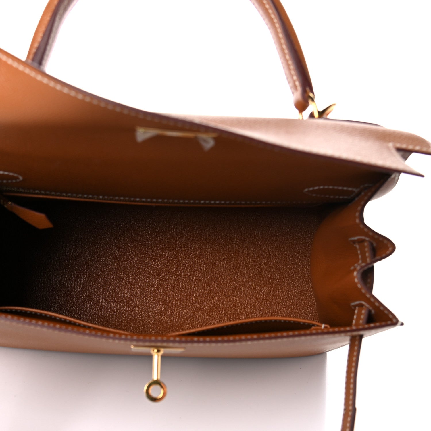 Hermes Epsom Kelly Sellier 28 Gold 5 of 12