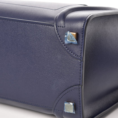 Celine Smooth Calfskin Micro Luggage Ink 7 of 9