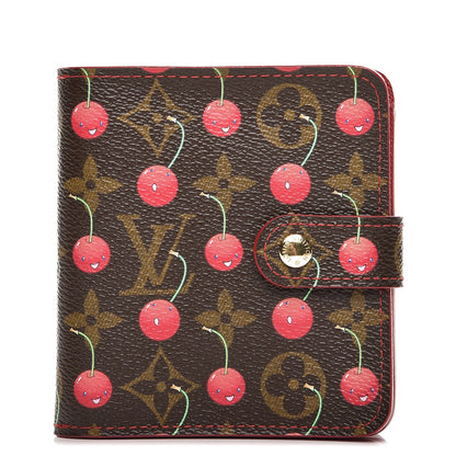 Louis Vuitton Monogram Cerises Compact Zippe Wallet 1 of 7