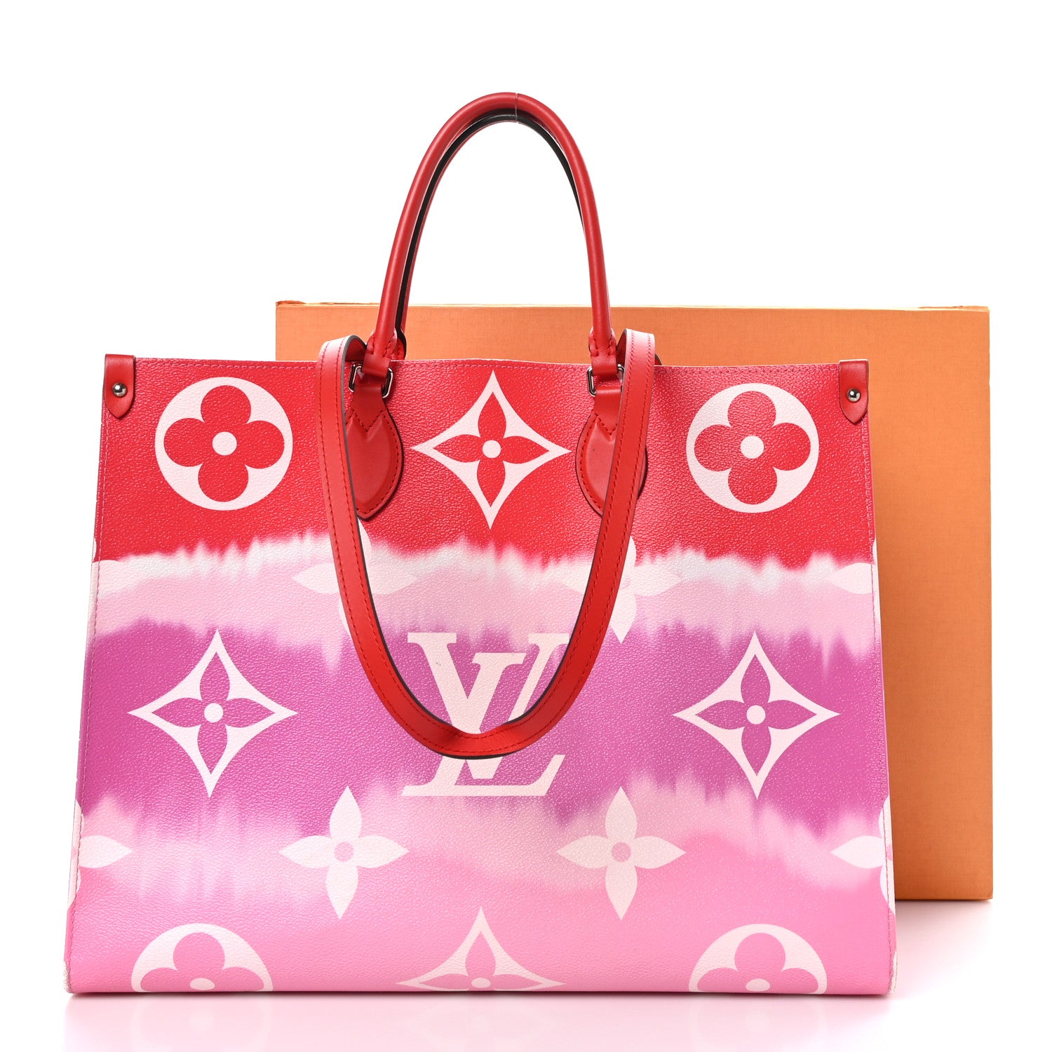 Louis Vuitton Monogram Escale Onthego GM Rouge 10 of 10