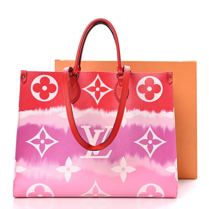 Louis Vuitton Monogram Escale Onthego GM Rouge 10 of 10