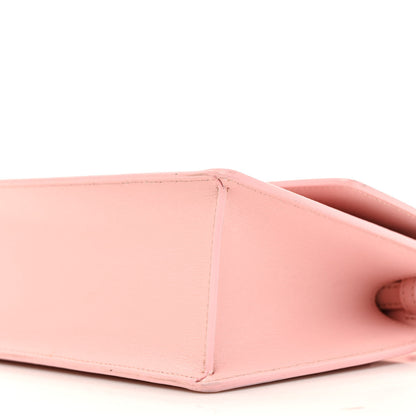 Off-White Saffiano Jitney 1.4 Top Handle Bag Pink 7 of 10
