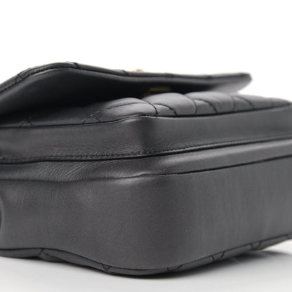 Chanel Calfskin Quilted Top Handle Flap Black 8 of 10