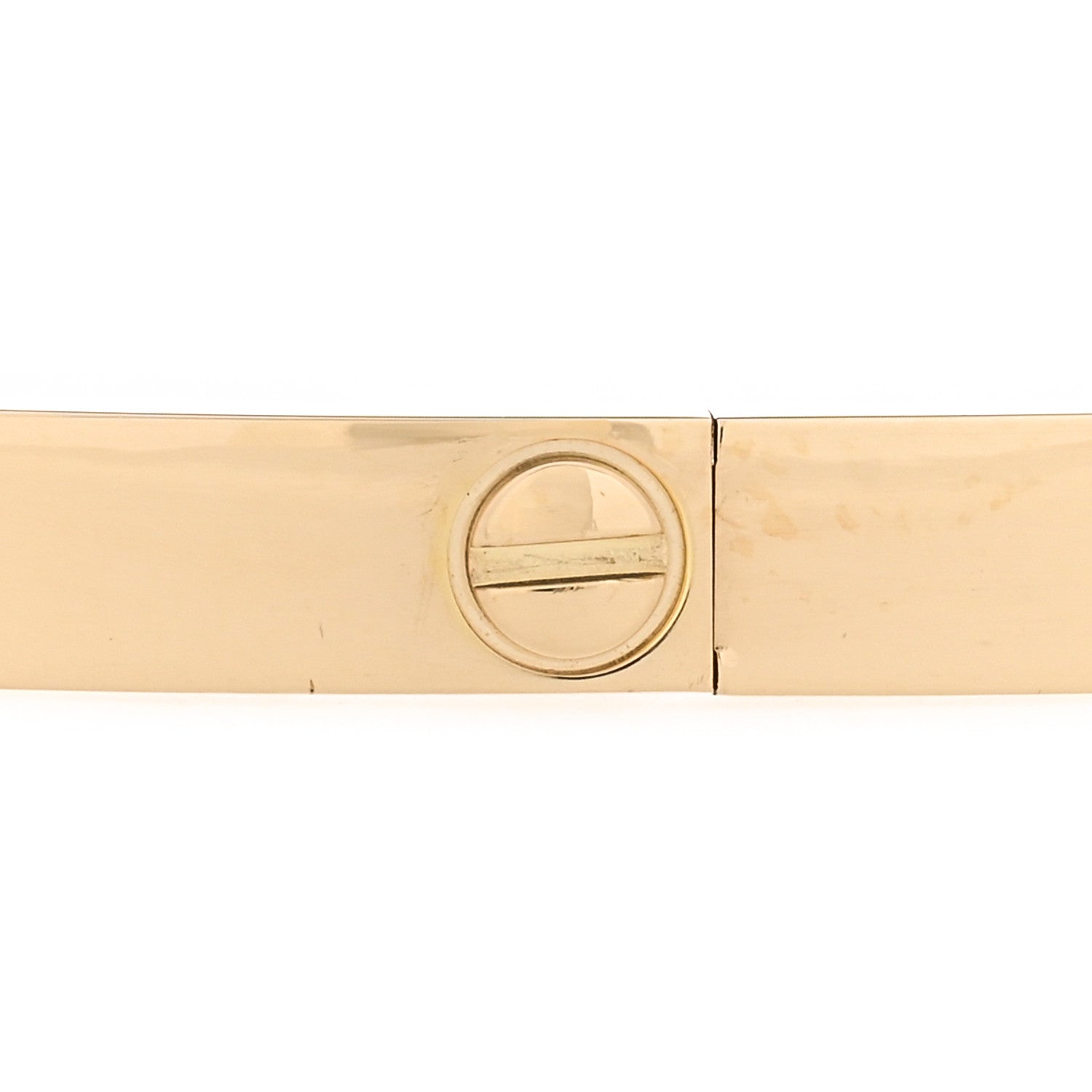 Cartier 18K Yellow Gold Small LOVE Bracelet 17 4 of 8