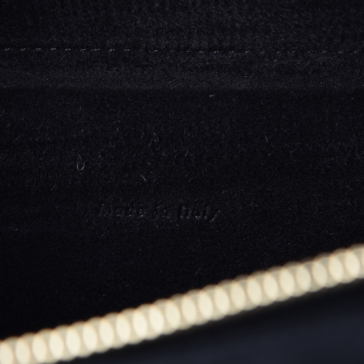 Calfskin Crocodile Embossed Small Belt Bag Black