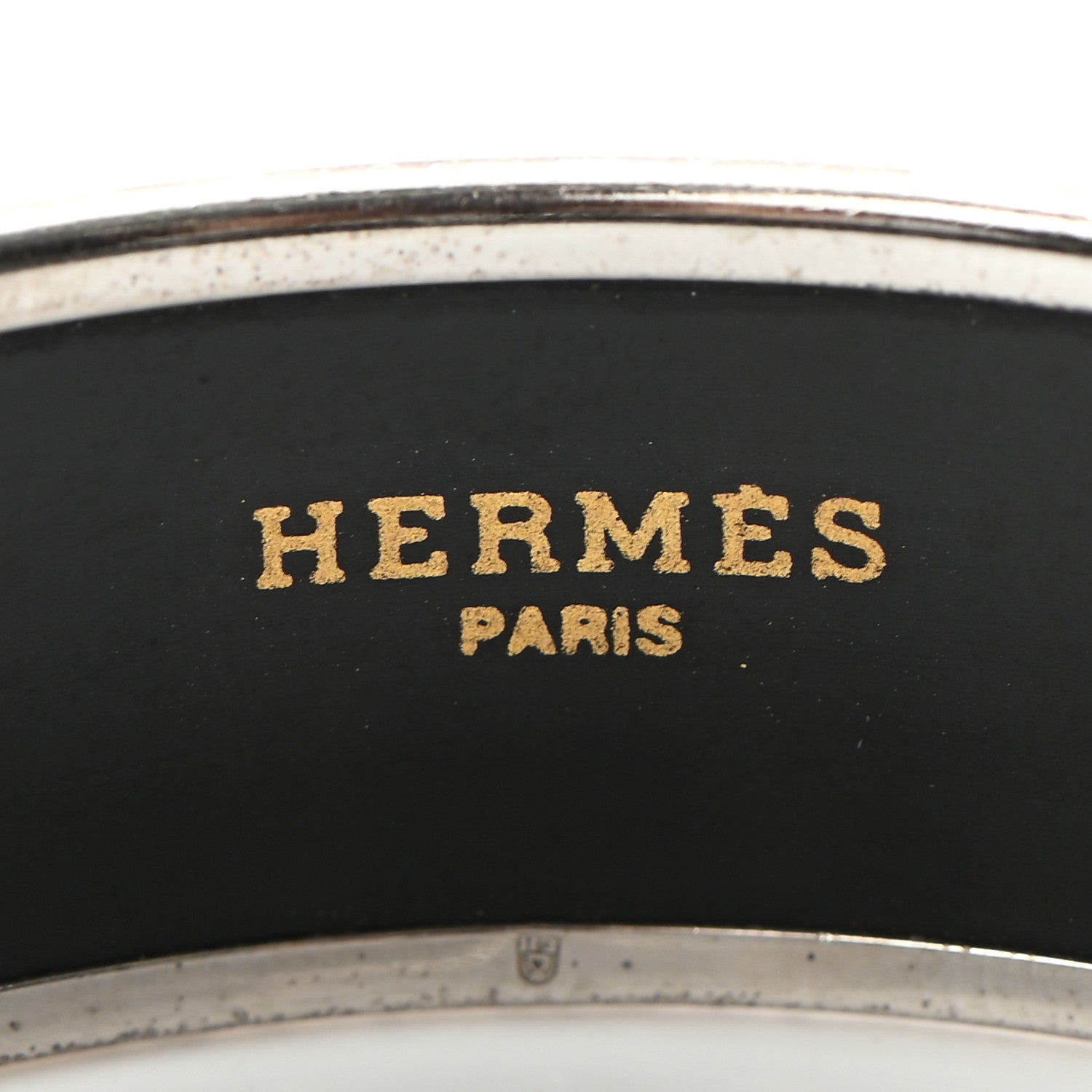 Hermes Enamel Printed Pilgrim Wide Bracelet 65 4 of 4