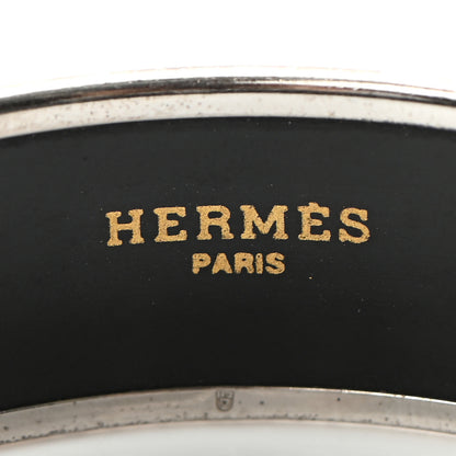 Hermes Enamel Printed Pilgrim Wide Bracelet 65 4 of 4