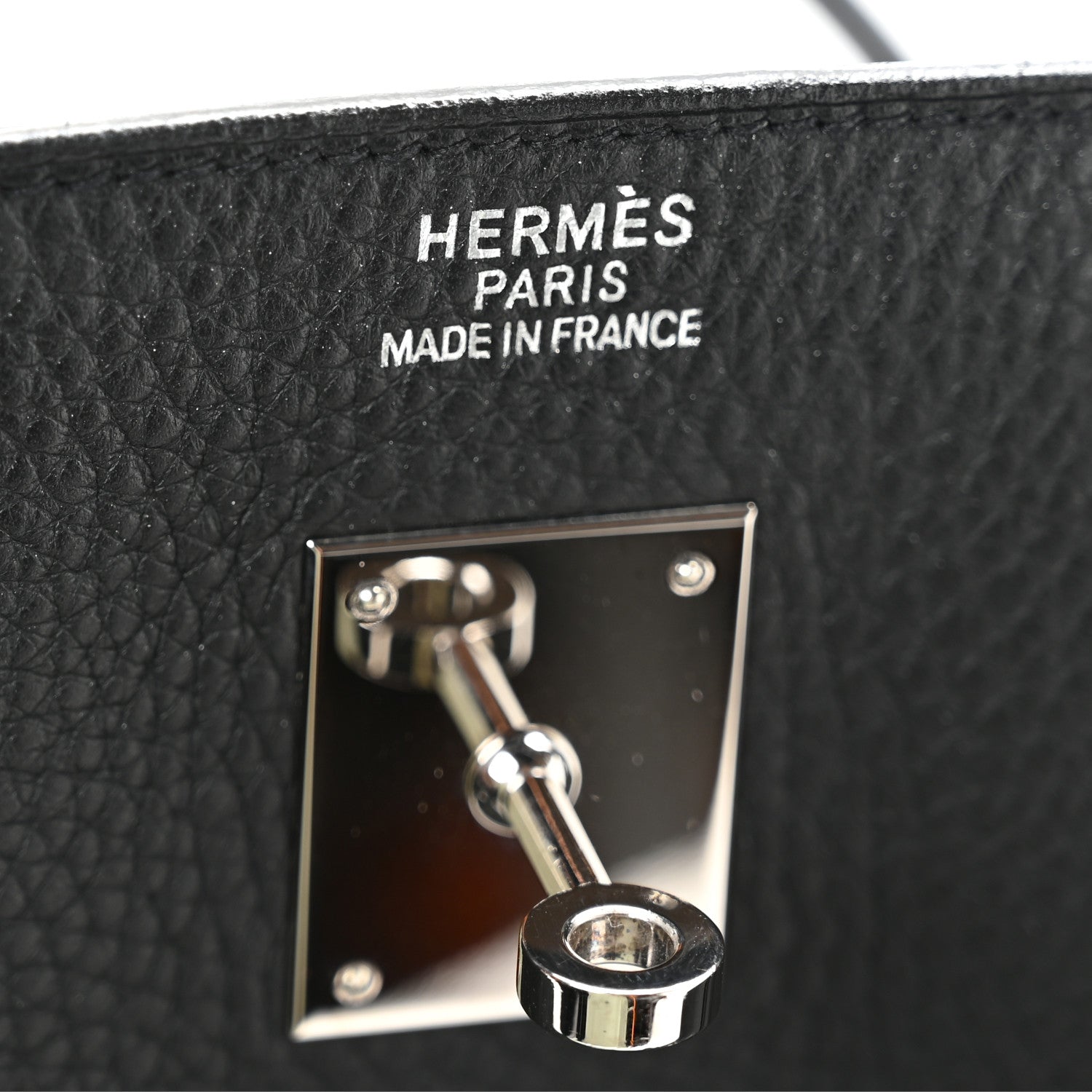 Hermes Taurillon Clemence Birkin 40 Black 6 of 11