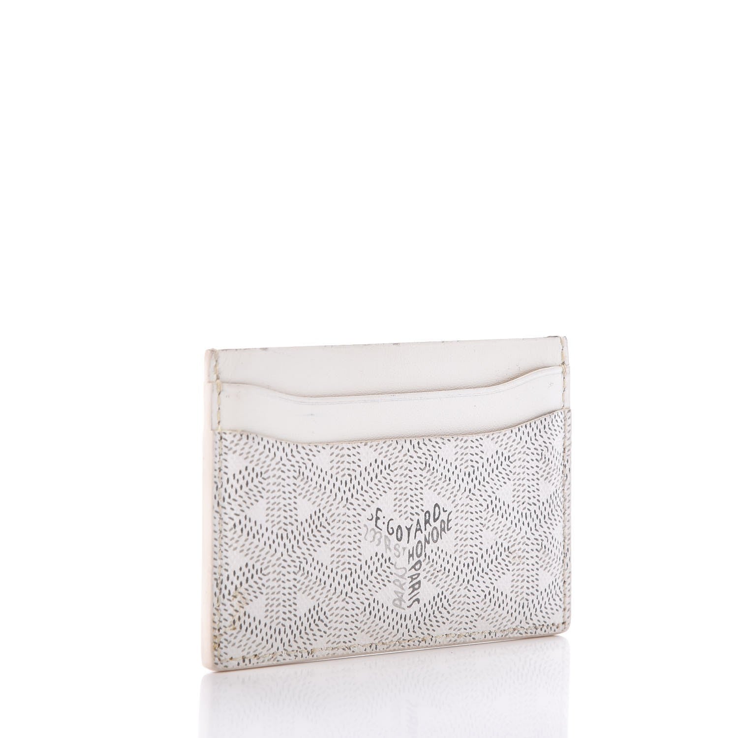 Goyard Goyardine Saint Sulpice Card Holder White 3 of 6