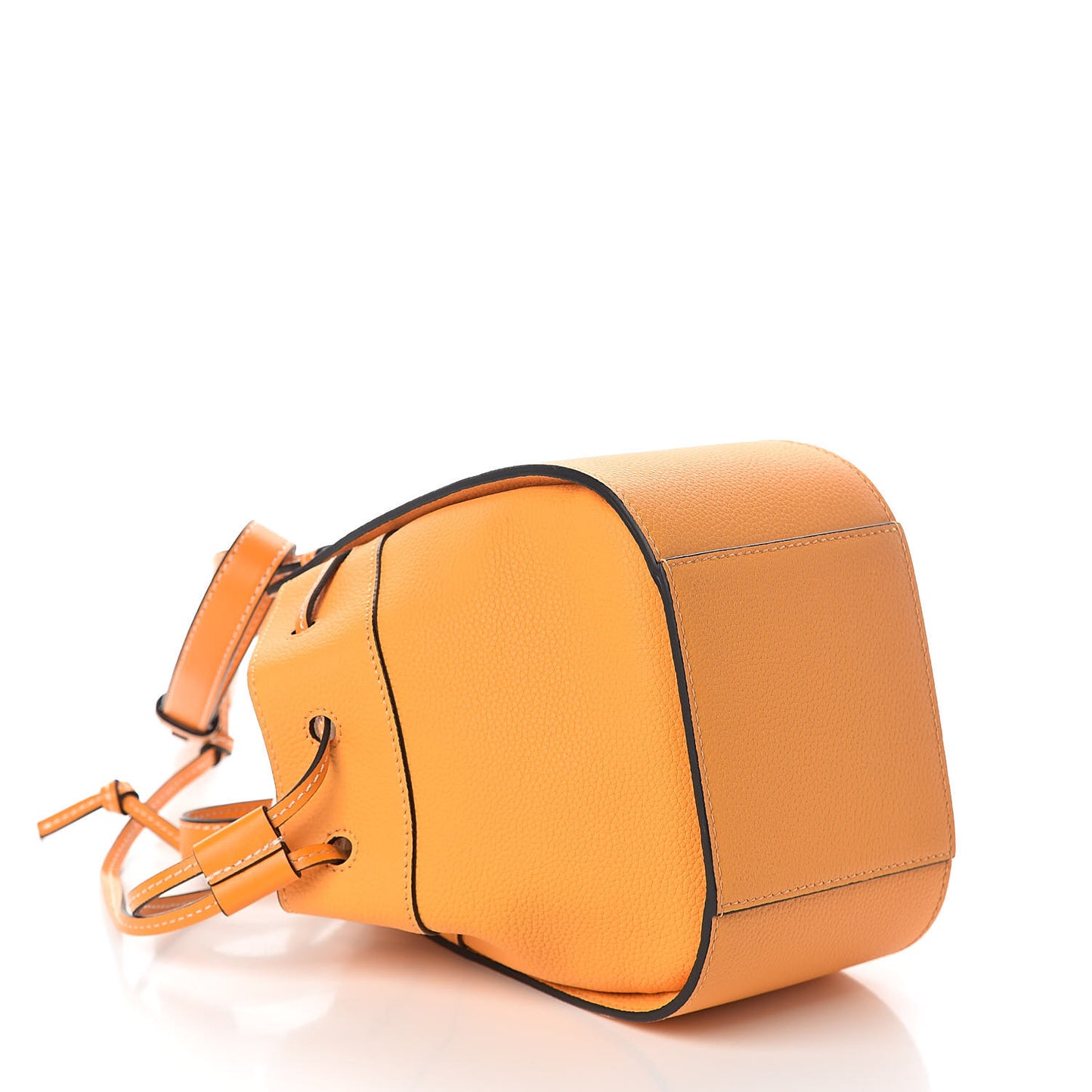 Calfskin Mini Hammock Shoulder Bag Amber
