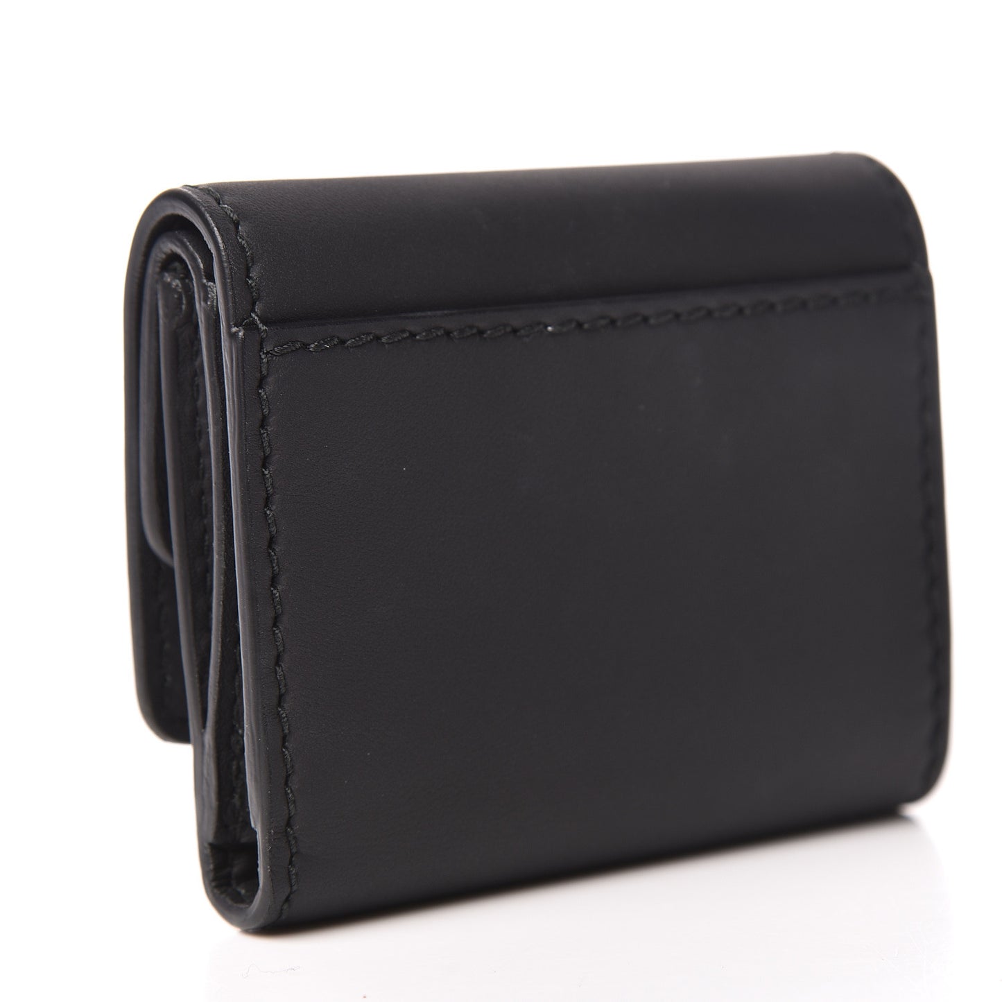Ultra Matte Calfskin Medium Wallet Black