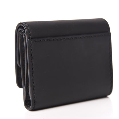 Christian Dior Ultra Matte Calfskin Medium Wallet Black 3 of 8