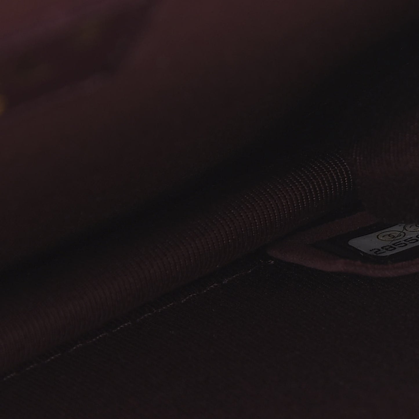 Glazed Crackled Calfskin Wallet On Chain WOC Black
