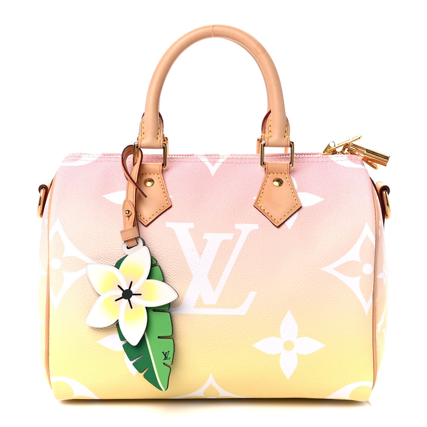 Louis Vuitton Monogram Giant By The Pool Speedy Bandouliere 25 Light Pink 1 of 12