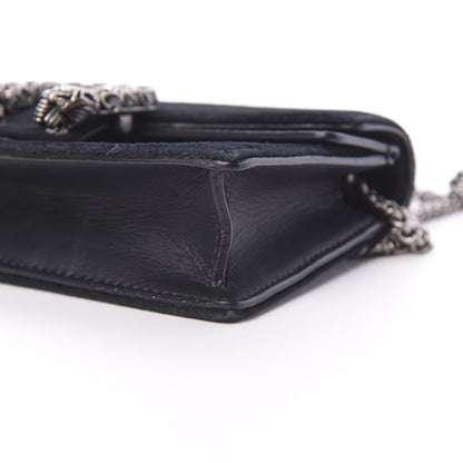 Gucci Velvet Super Mini Dionysus Shoulder Bag Black 4 of 11