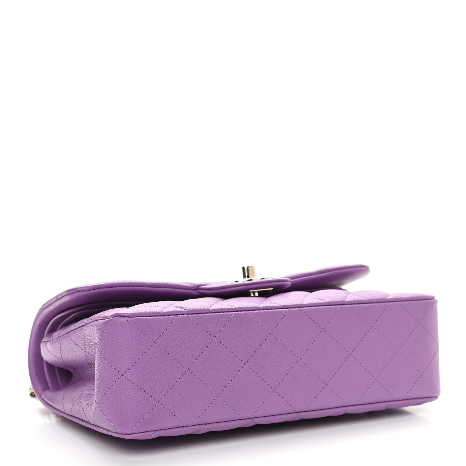 Chanel Caviar Quilted Small Double Flap Purple 4 of 11