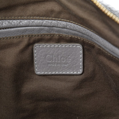 Chloe Calfskin Large Marcie Satchel Cashmere Grey 6 of 8
