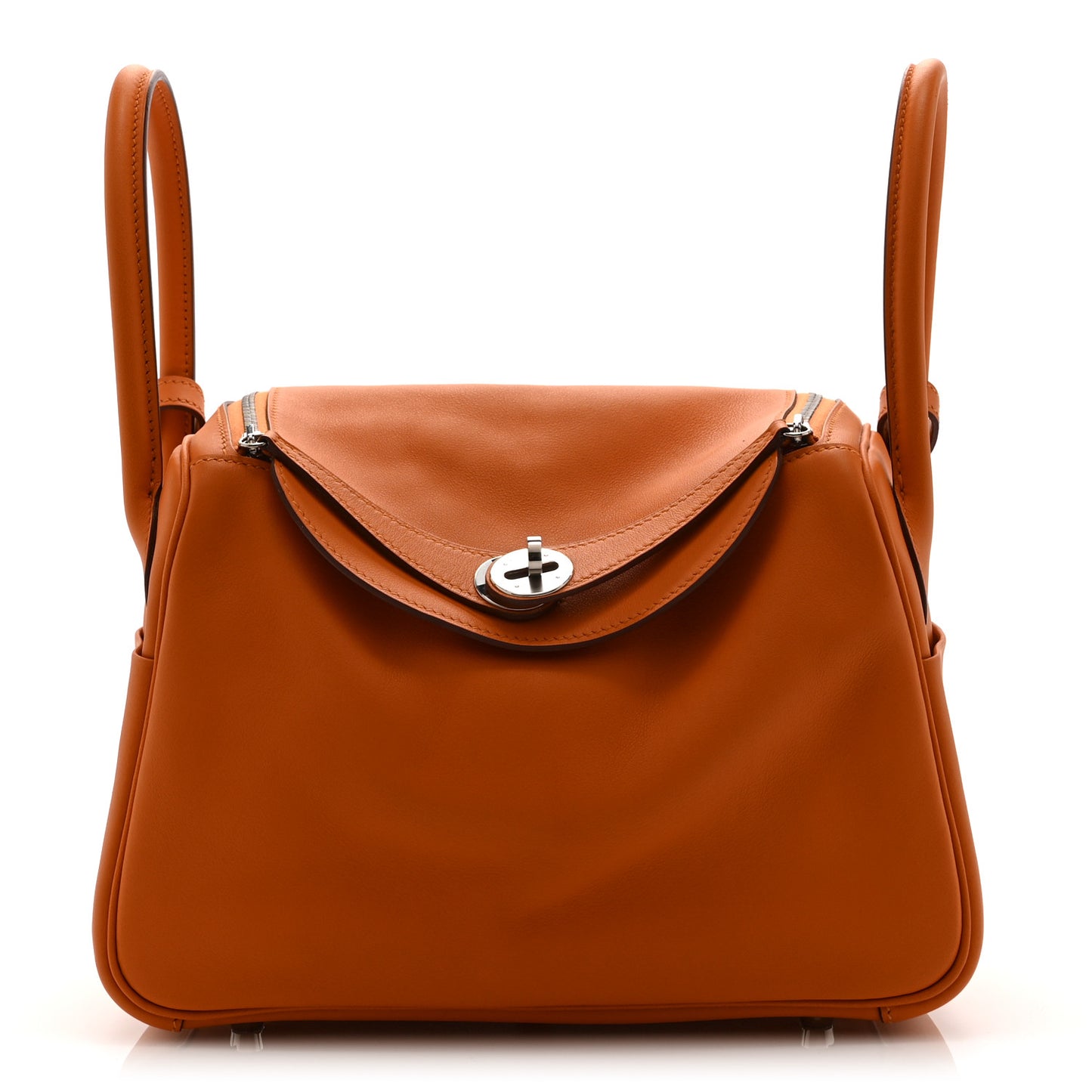 Swift Epsom Lindy 26 Tressage De  Cuir Orange Gold Rose Azalee