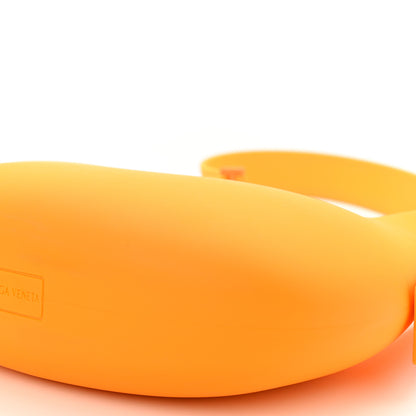 Bottega Veneta Rubberized Canvas Punch Tote Tangerine 8 of 9