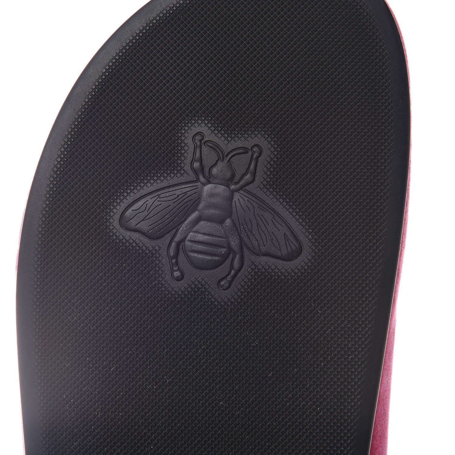 Gucci Softy Velvet Malaga Kid Womens Horsebit River Slippers 37 Light Raspberry Rose 7 of 10