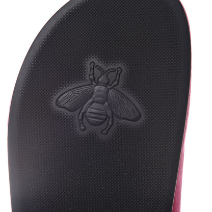 Gucci Softy Velvet Malaga Kid Womens Horsebit River Slippers 37 Light Raspberry Rose 7 of 10