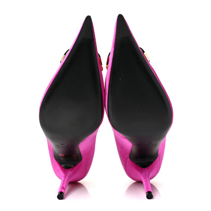 Balenciaga Velvet De Soie Pumps 40 Rose Fuchsia 5 of 8