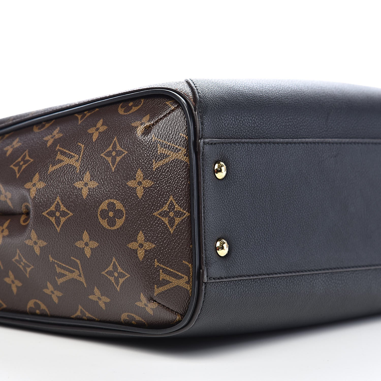 Louis Vuitton Calfskin Monogram Kimono Tote Black 11 of 13