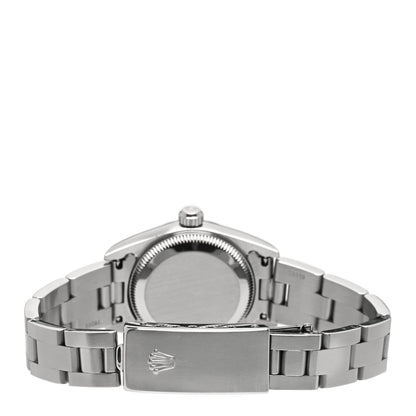 Rolex Stainless Steel 24mm Oyster Perpetual Watch Blue 76080 3 of 4