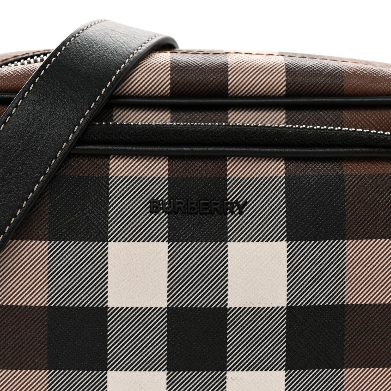 Burberry Canvas Check Paddy Messenger  Birch Brown 8 of 10