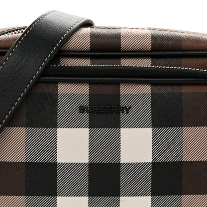 Burberry Canvas Check Paddy Messenger  Birch Brown 8 of 10