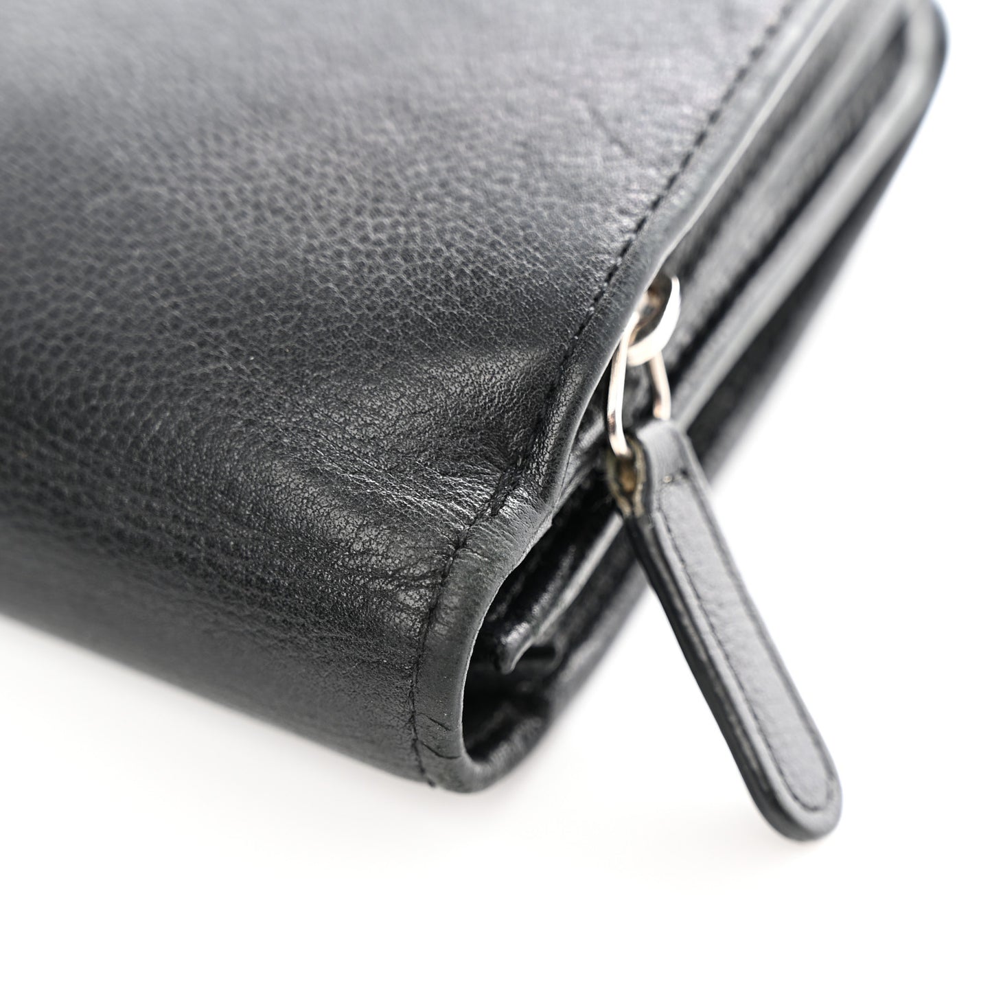 Caviar Sevruga French Long Wallet Black